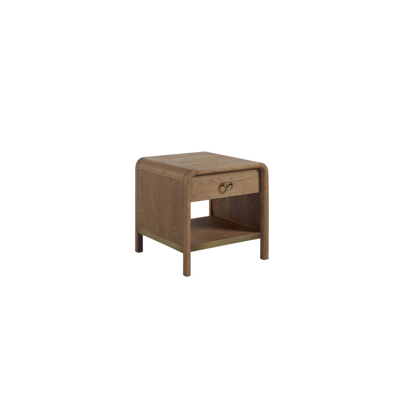 End Table, Side Table With Storage Drawer