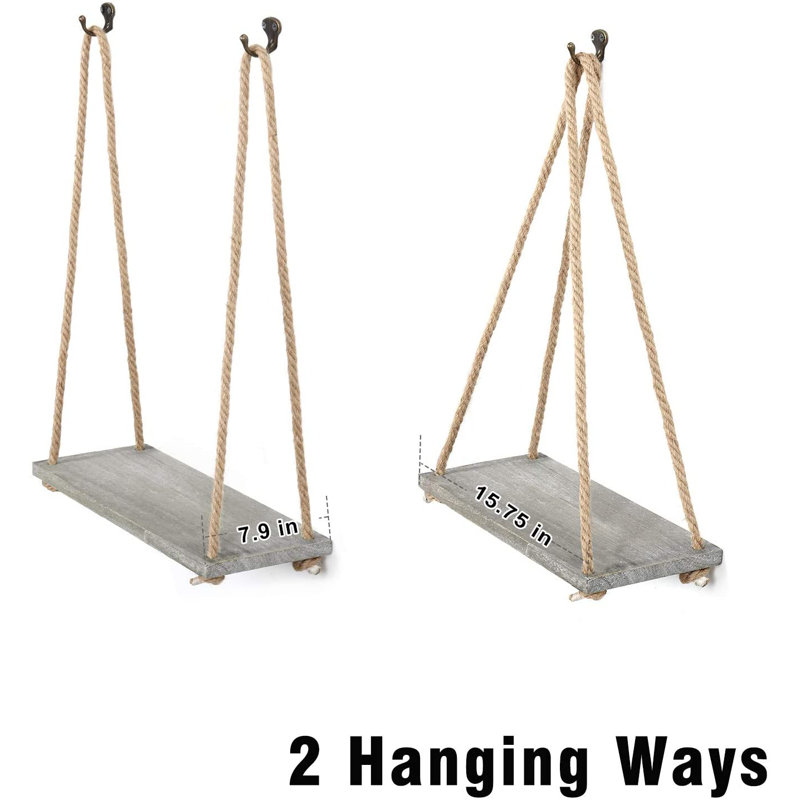 Amberjack 4 Piece Triangle Floating Shelf