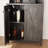 Kumba Farmhouse Bar Cabinet for Liquor and Glasses, Dining Room Kitchen Cabinet with Wine Rack, Sideboards Buffets Bar Cabinet-882677550