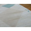 Tapis de couloir ivoire en laine noué à la main 3 pi 1 po x 8 pi 1 po Amberg