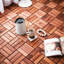 Carreaux de terrasse en bois d'acacia-113414144