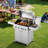 4-burner Propane Gas Grill With Side Burner