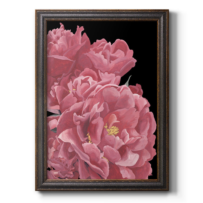 Pe pivoines de mon cœur I - reproduction d'art sur toile, H 20 po x l 16 po x P 2,5 po