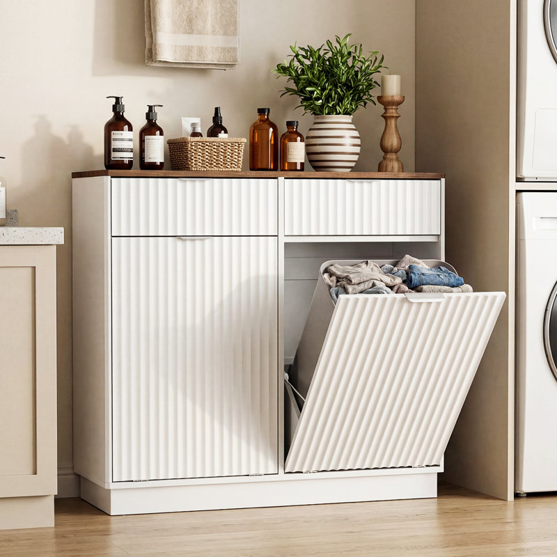 Meuble basculant pour cuisine/salle de bain, Blanc