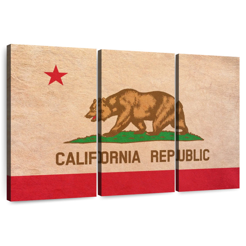 Borges California Flag, 28" H x 45" W