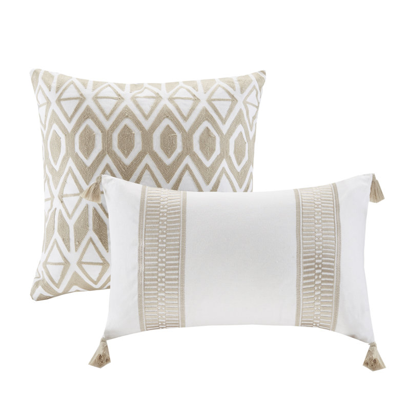 Housse et insert de coussin en coton Anslee