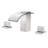 3 Hole Waterfall Bathroom Faucet, 8 Inch Widespread Bathroom Sink Faucet-65462627