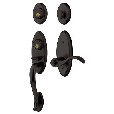 Landon Complete Inactive Landon Dummy Handleset with Lever and Rosette