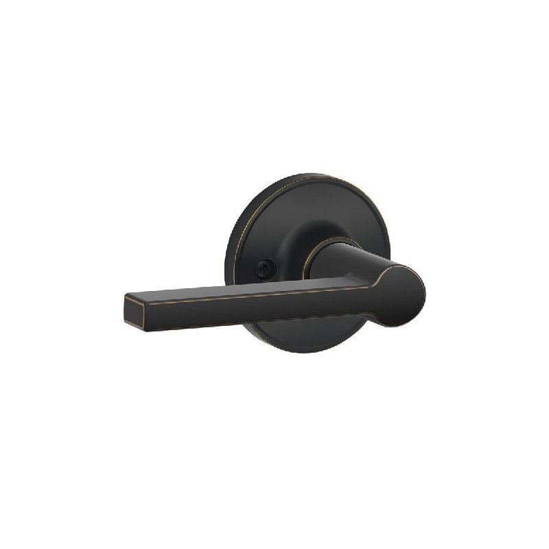Solstice Lever Non-Turning Lock, Aged Bronze