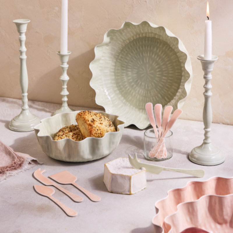 Ensemble de 3 fromages rose clair Nera, Rose