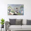 Bathers At Asnieres 1884 Classic Contemporary Beach Summer Wall Art Print by Georges Seurat - Wrapped Canvas Print-348565284