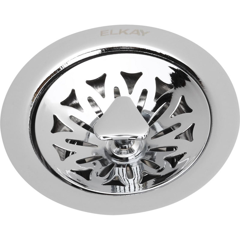 3.5" Pop-Up Kitchen Sink Drain, Chrome
