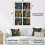 «Blue and Yellow Dragonfly Rainforest Radiance - Dragonfly», ensemble d'art mural sur toile-780681156-780681159