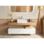 Lavabo vasque de salle de bain blanc mat 20 "x 14"