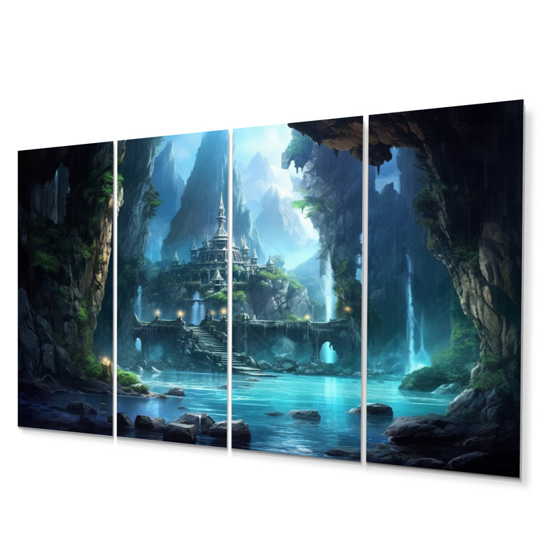 Ensemble de 4 décorations murales