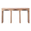 Console - Table d'entrée de 60 po de long avec pieds arqués décoratifs