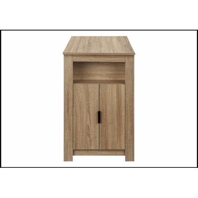 Table de salle à manger rectangulaire moderne à hauteur de comptoir de 48 pouces avec rangement intégré, parfaite pour les petites cuisines et les salles à manger.