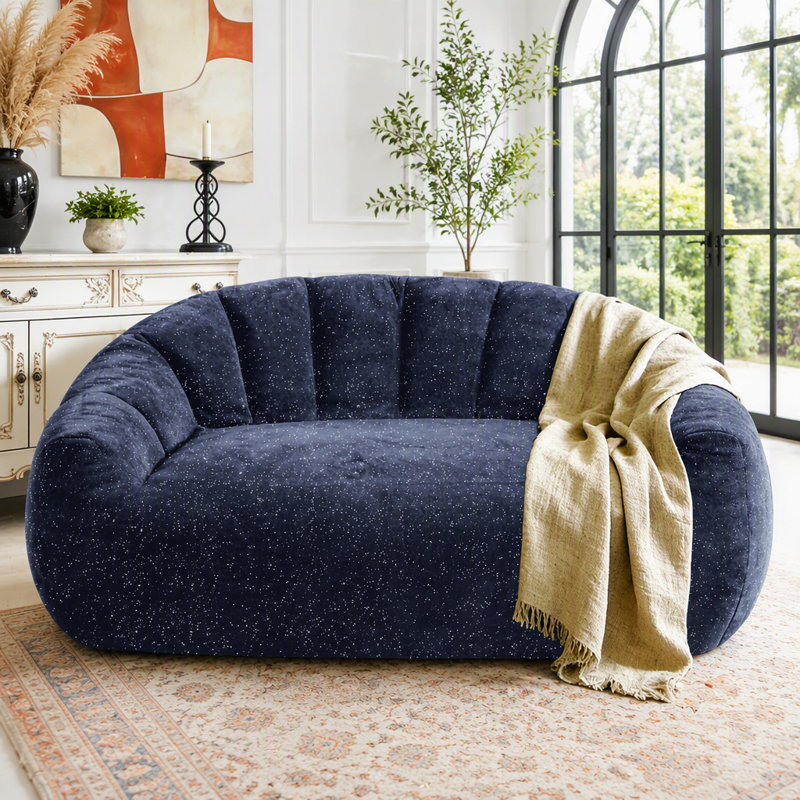 Canapé Bear Paw, fauteuil à billes Comfy, Bleu