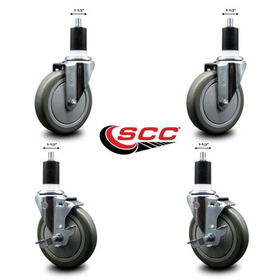 Assure Parts Replacement Caster Set  Service Caster Brand