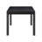 NTC Flow 71 Inch Modern Design, Rectangular Dinner Table for Dining Room, Living Room Furniture, Effortless Assembly, Burnt Black-1894293286-1894974559
