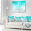Coussin Blue Mosaic Cubes - Street Art-29863302-29863304