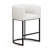 Upholstered Counter Stool With Metal Frame-36564184