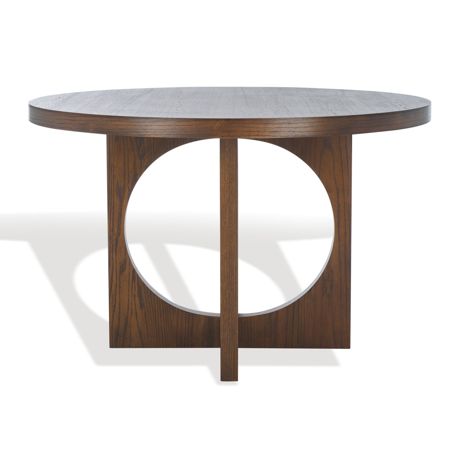 Vischer 47'' Round Dining Table, Medium Oak