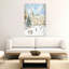 Iceskatesfun Classic Serene Abstract Christmas Tree Architecture City Wall Art Print 1 Piece Wrapped Canvas Wall Art-320374932