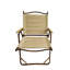 Ensemble de 4 chaises pliantes et portatives confortables avec cadre en aluminium, fauteuil de voyage Kermit
