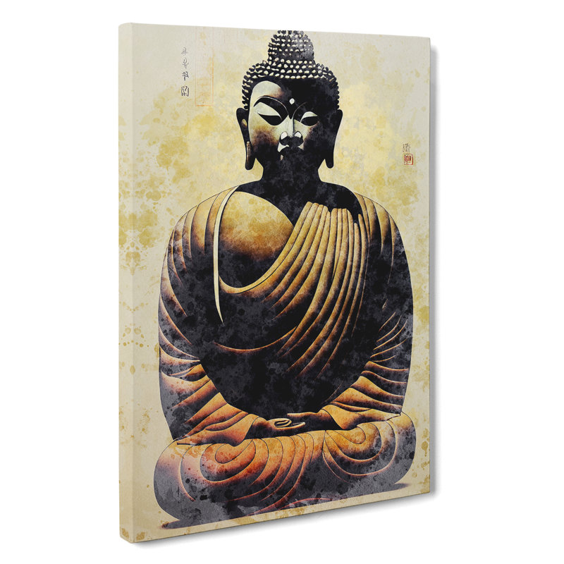 Mesmerising Buddha - Wrapped Canvas, 76cm H x 50cm W x 3cm D