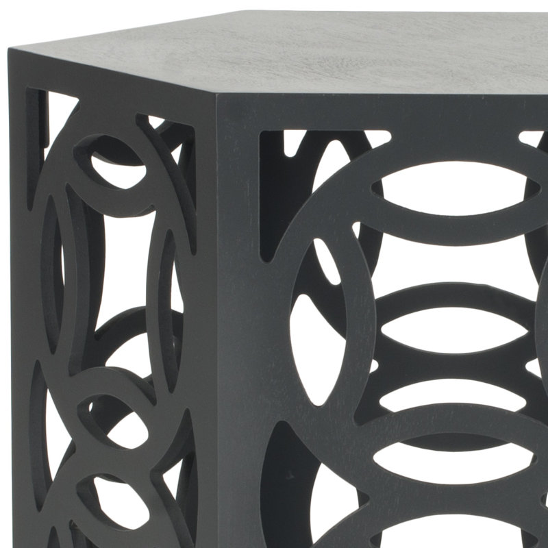 Heidi End Table, Charcoal Grey