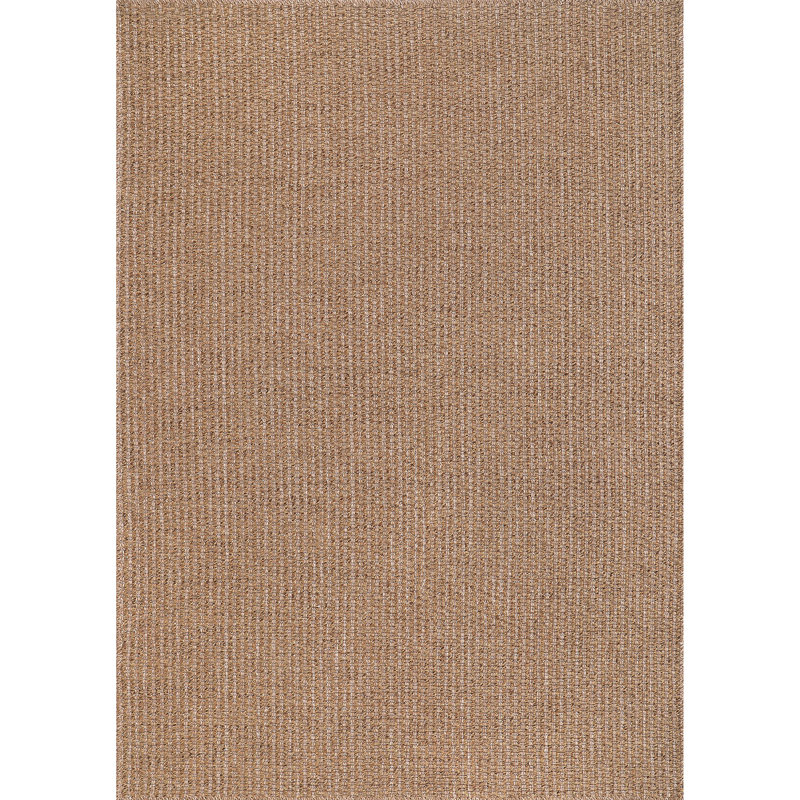 Nadene Jute-Like Ivory Indoor Area Rug, Rectangle 8' x 10', Beige