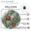 Horloge murale en verre 12 "