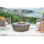 Boulder 44" Outdoor Concrete Fire Table 45,000 BTU - Includes Lava Rocks & PVC Cover-483129905-483129907