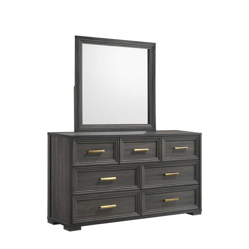 Commode 2041 Highland, Gris anthracite