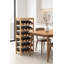 Support à vin en bambou pour 24 bouteilles, étagère de rangement de vin autoportante à 6 niveaux avec plateau de table, présentoir pour cuisine, bar, cave