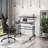 Mobili Rolling Writing Desk – Height Adjustable with Moveable Shelf & Locking Wheels-1892281020