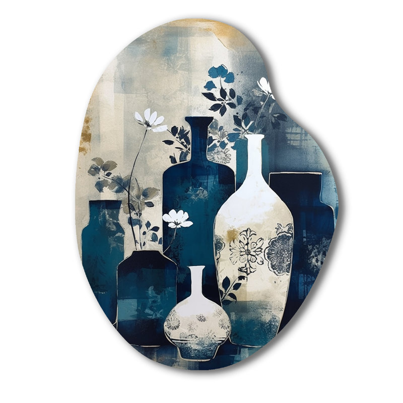 Avis - Décoration murale irrégulière Boho Pottery, H 30 po x l 22 po