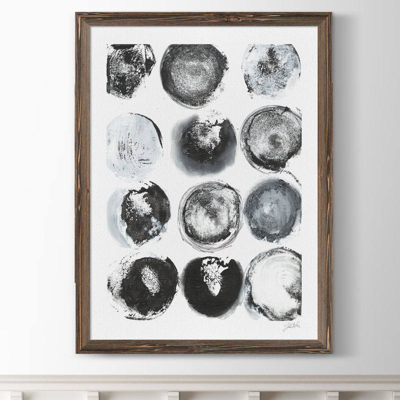 « b&w empreinte ii » par paul cezanne-reproduction d’art sur toile encadrée, H 32 po x l 44 po x 1,25 po