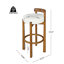 Ensemble de 2 chaises d'appoint en bois-942756260