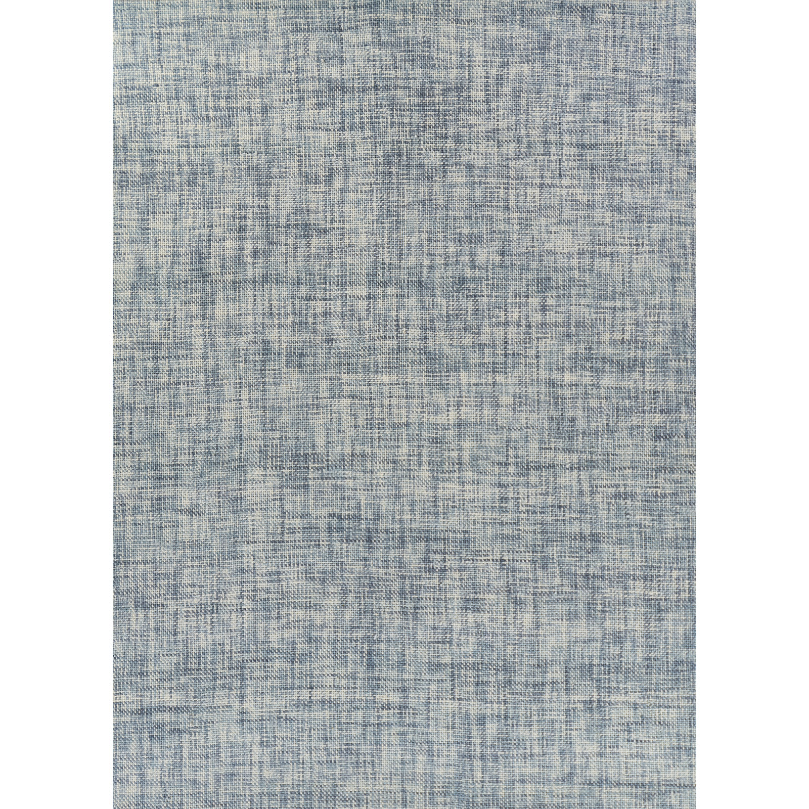 Aldred Handmade Wool Blue Rug, Rectangle 2' x 3'