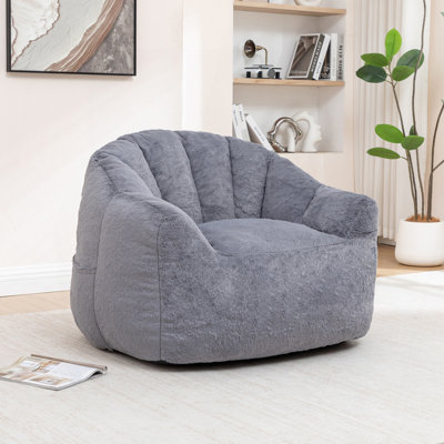 Fauteuil à billes avec accoudoirs rembourrés de mousse haute densité