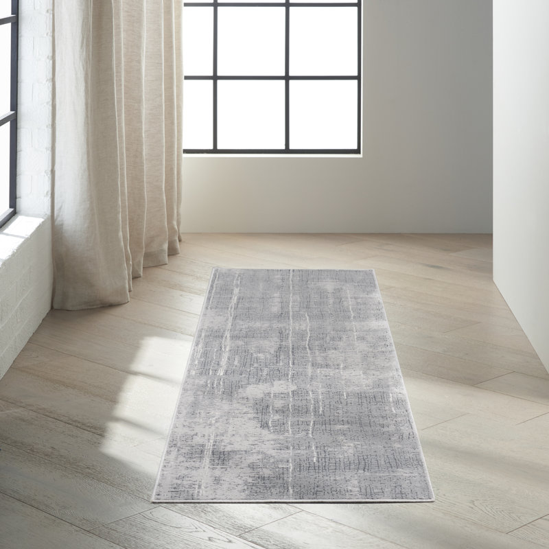 Vapor Abstract Area Rug, Runner 66 x 229cm