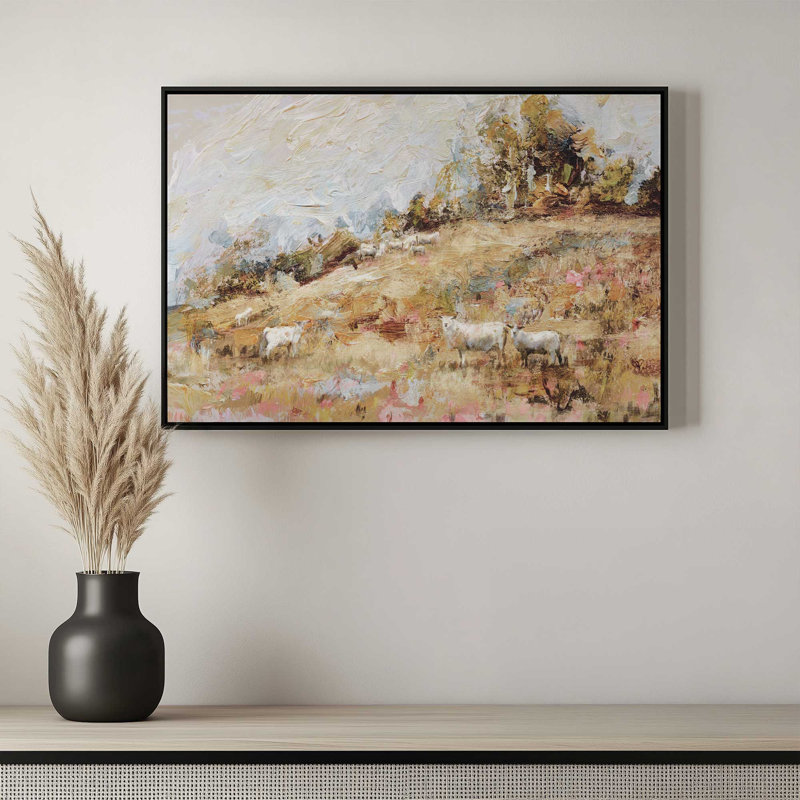 «Arise» par Kamdon Kreations, reproduction d'art, L 30 po x H 20 po, Tanné, Toile avec cadre