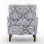 Fauteuil en mélange de polyester à motifs