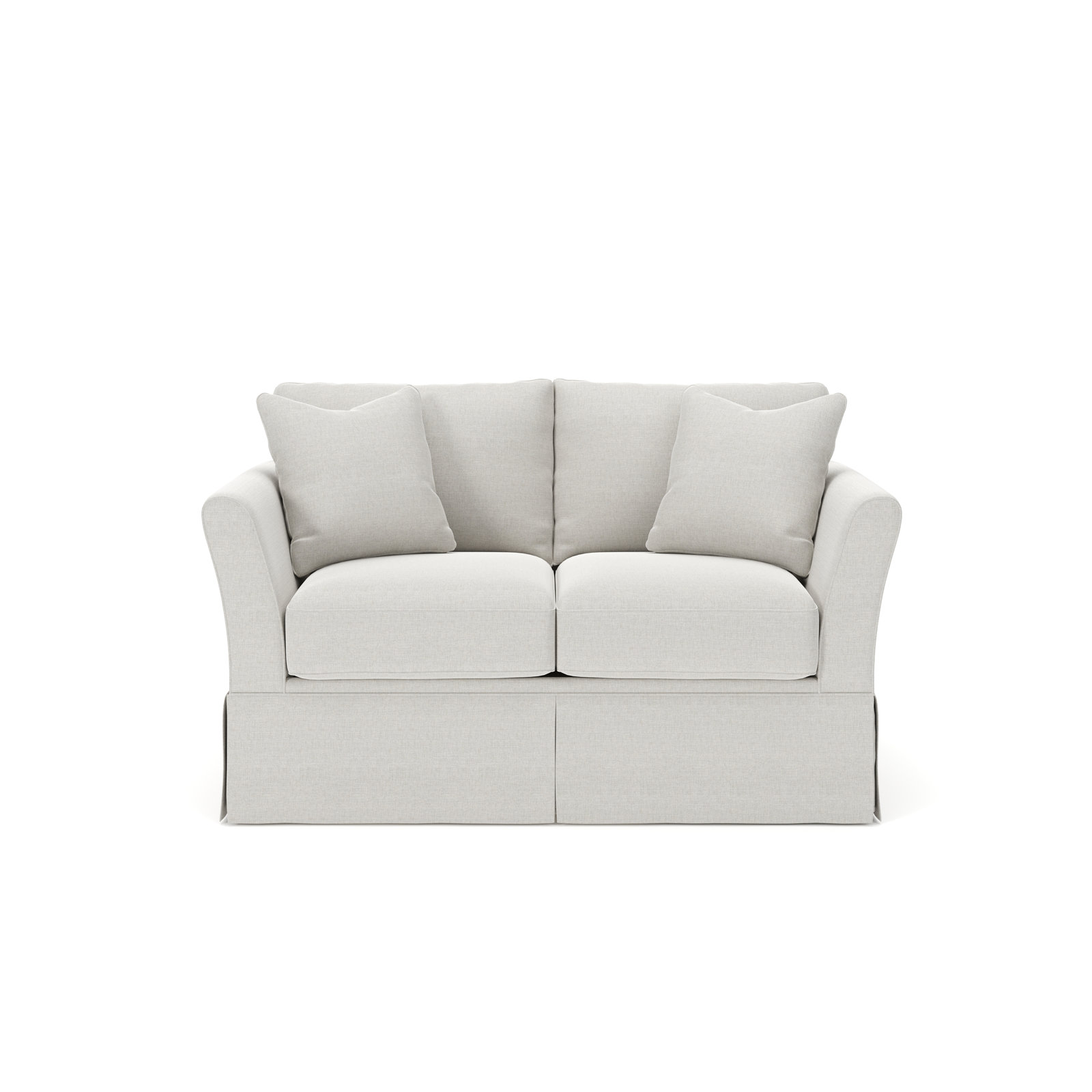 Shelby 60'' Upholstered Sofa, Dursky Ivory