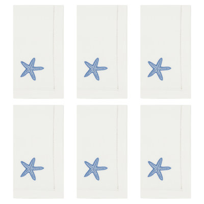 Serviette carrée 100% coton The Broderie