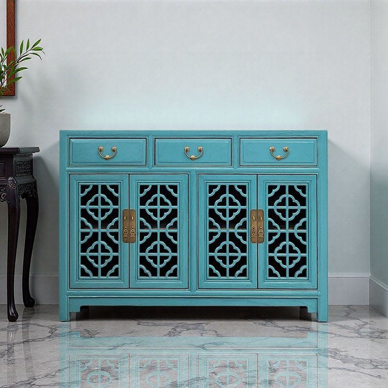 Nouveau buffet de style classique chinois, Bleu