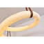 Lustre suspendu clair en cuir et acier albâtre clair-90643569-130743797-90643567