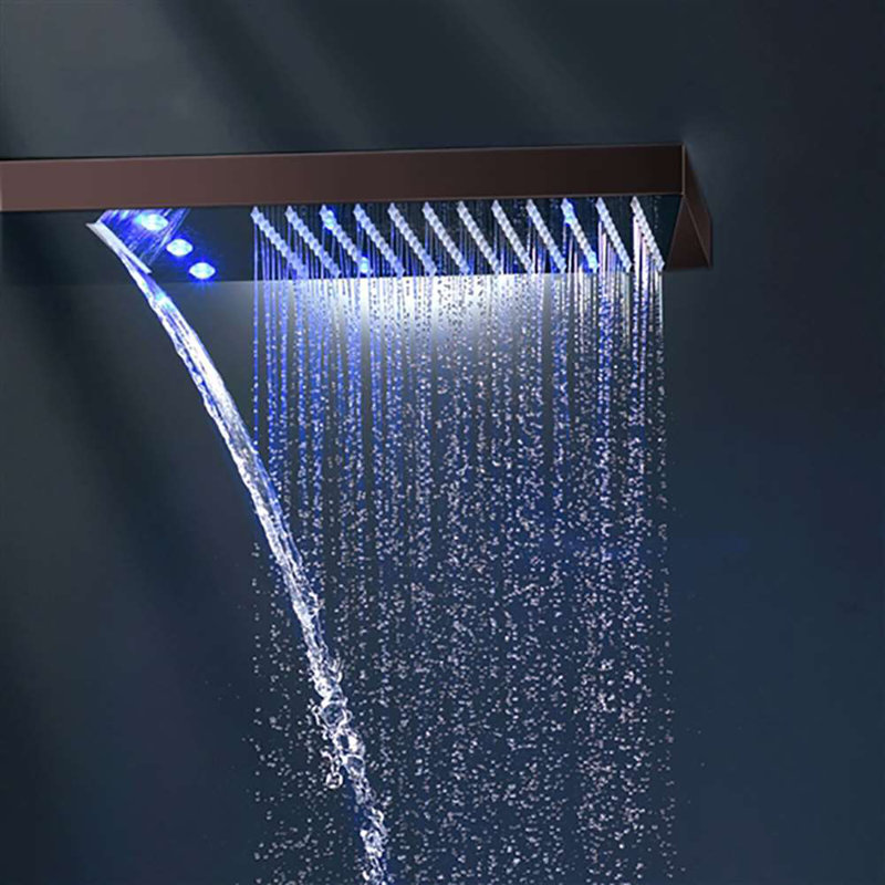 Pomme de douche double Rough Rain